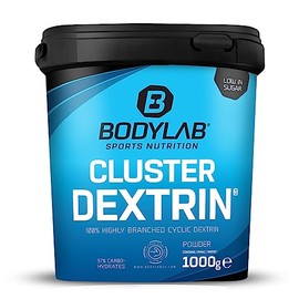 Bodylab24 Cluster Dextrin 1 kg, 100% Highly Branched Cyclic Dextrin, No Additives, Tasteless, Ideal Energy Source for Use Around Training