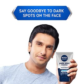 Nivea Lavado facial para hombre con reducción de manchas oscuras (blanqueamiento 10X), 50G