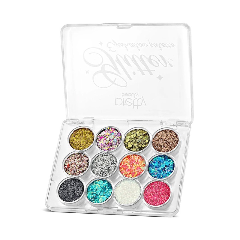 Pretty Pb-411 Glitter 12'Li Far Paleti