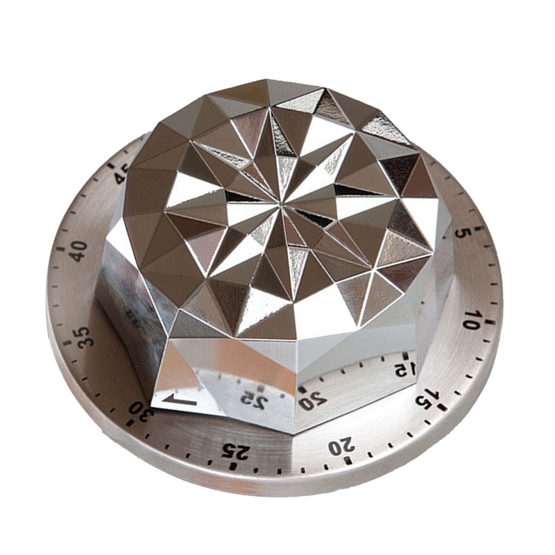 Mechanical Timer Magnetic 60 Minutes Stainless Steel Base ABS 72dB