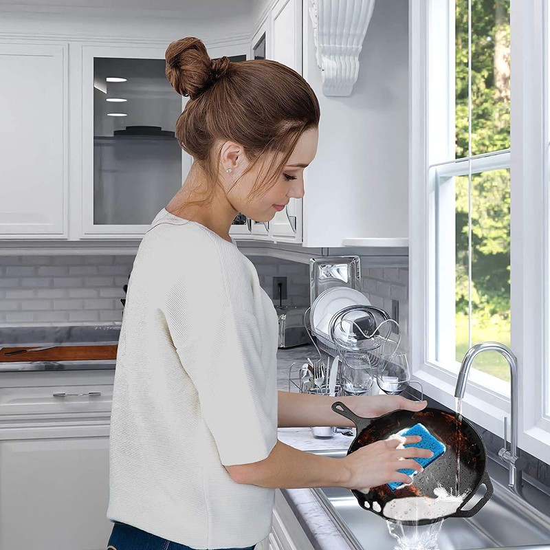 SCRUBIT Kitchen Scrub Sponges - Non-Scratch Dishwashing Sponge for Cleaning