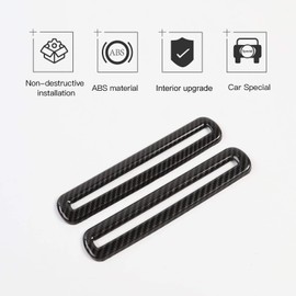 Interior Door Vent Cover Trim for Dodge Challenger 2015-2020 Carbon Fiber Interior Accessories
