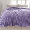 NEWCOSPLAY Super Soft Throw Blanket Lavender Premium Silky Flannel Fleece
