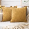 MIULEE Pack of 2 Couch Throw Pillow Covers 18x18 Inch