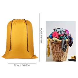 Asonen Large Laundry Bags 2 Pack 27" X 36", Two-way drawstring Tear-proof Portable Large Capacity Laundry Bags travel storage bags for Students, Apartments, Travel, Vacations, College