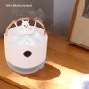 Mini Humidifier 600ml 40ml/H Dual Mode Bear On Swing Night