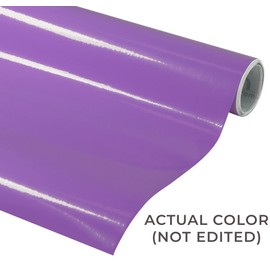 VViViD Lavender Gloss 11.8 Inches x 84 Inches (7 Feet) DECO65 Permanent Adhesive Craft Vinyl for Cricut, Silhouette & Cameo