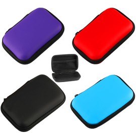 QiXinGYL Set of 4 Playing Cards Box for Playing Cards Case, Cable Bag, Cable Organiser Bag for UNO Card Box, Playing Cards Storage, Playing Cards Bag for Card Game, Suitcase, Data Cable Case,