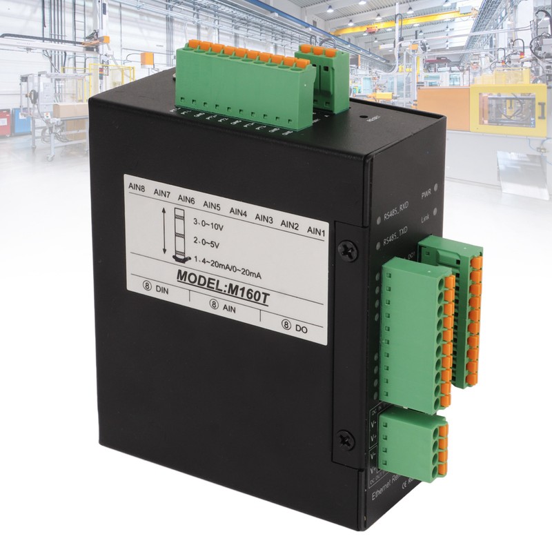 Multi Channel Switch Analog to Ethernet IO Module DC 9‑36V