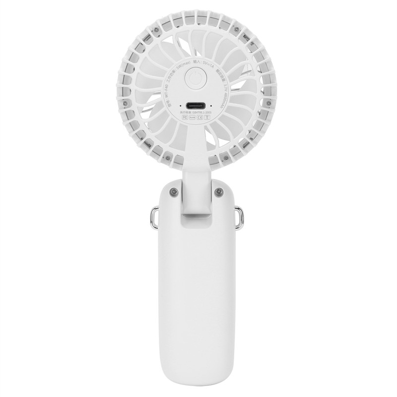 3 Gears Handheld Fan Mini Portable Table Cooler with Detachable