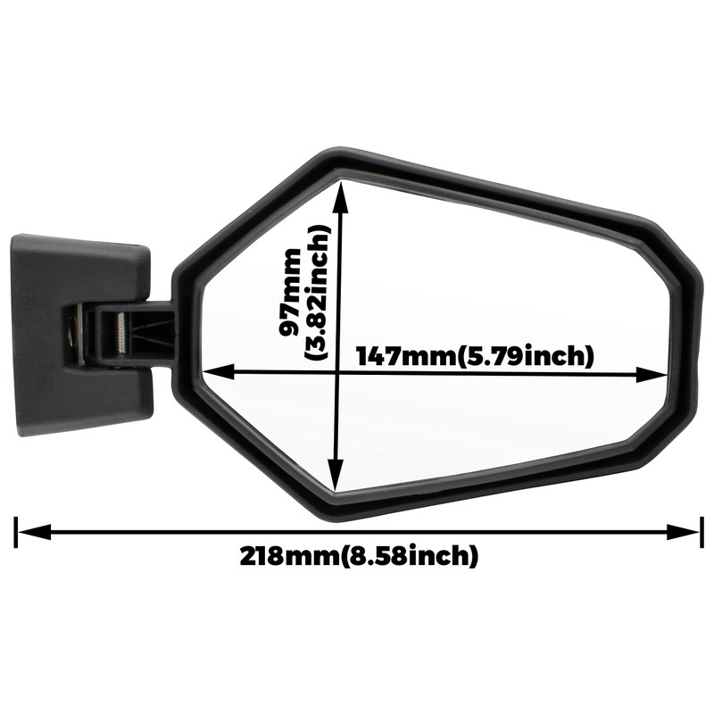 KATIMOTO Side Mirrors for Can Am Maverick Trail Sport Commander