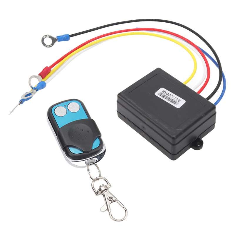 Wireless Winch Remote Control Kit DC 12V 24V 50ft Range