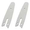 ZZHXSM 2PCS Alloy Chain Saw Guide Bar 13cm Silver Mini