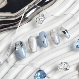 Ice Brick Nail Tips - Almond / 아이스 브릭 네일팁 - 아몬드