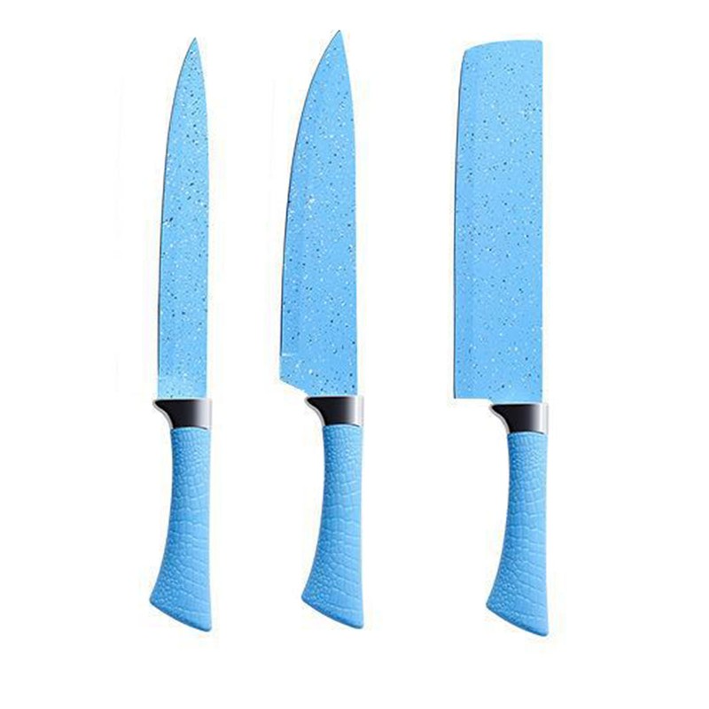 Colorful 6 Piece Knife Set Stainless Steel Practical Kitchen Knife