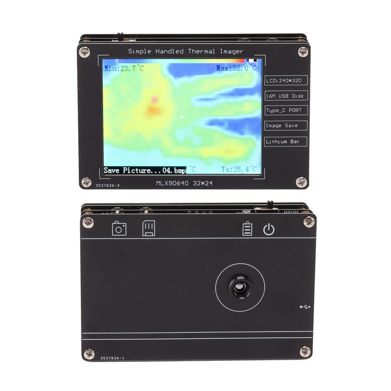 Infrared Thermal Imager Portable DIY LCD Digital High Accuracy Infrared