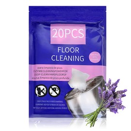QPBAE-M Hard Floor Cleaner, Lavender Fresh Scent, 20 count (1 Packet) | Made From 97% Natural Ingredients | Perfect For Use With Mop Buckets | Compatible with EasyWring Rinslean.(Lavender)