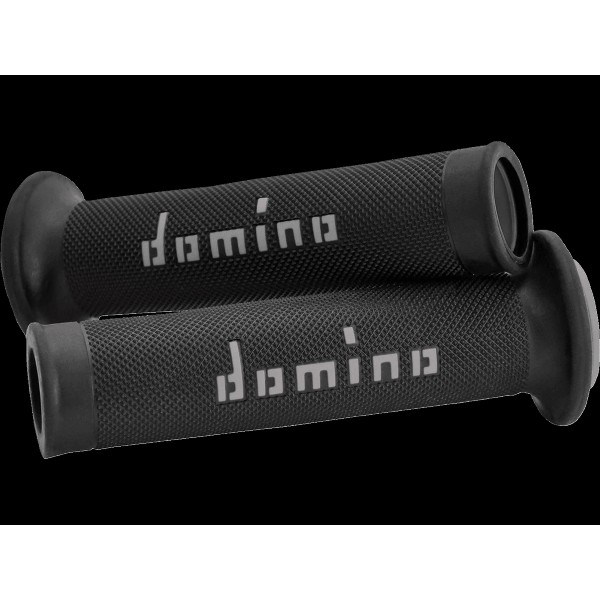 Domino "MotoGP" Sportbike Grips (Black/Gray) (Open)