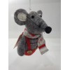 Transpac Christmas Plush Roly Poly Mouse NWT