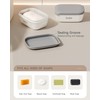 PEISAINOX Travel Soap Case, Leakproof Soap Container with Lid, Portable