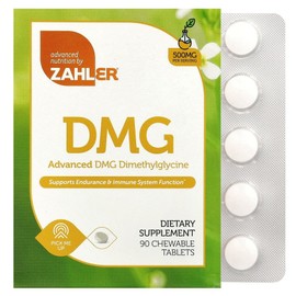 Xyler Advanced DMG Dimethylglycine 500mg chewable 90 tablets, 1 piece / 자일러 어드밴스드 DMG 다이메틸글라이신 500mg 츄어블 90정, 1개