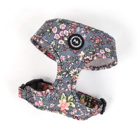 Angie and Allie Organic Cotton Dog Harness,No Pull Pet Harness with Leash D-Ring,Adjustable Soft Padded Dog Vest,Comfortable,Sustainable,Breathable and Stylish for Your Canine Companion