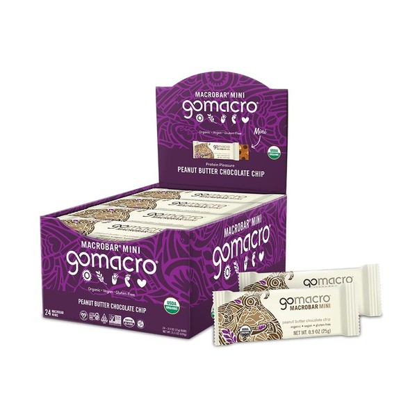 GoMacro GoMacro MacroBar Mini Organic Vegan Snack Bars - Peanut