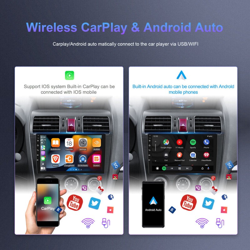 LeeKooLuu For Toyota Sequoia 2003-2007 Android 13 Apple Carplay Car