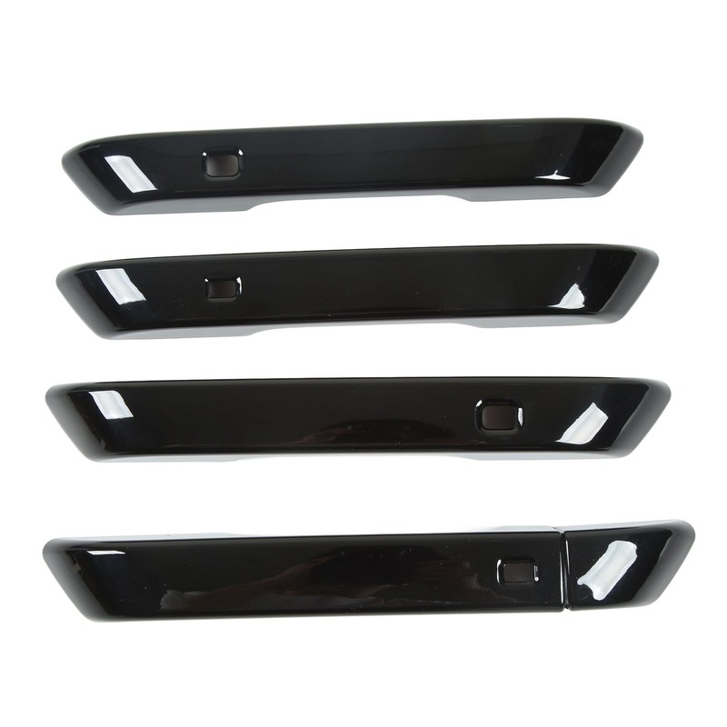 5Pcs Car Exterior Side Door Handle Cover Trim Sticker Glossy