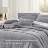 Bedsure Queen Comforter Set - 4 Pieces Pinch Pleat Bed