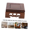 FUNOMOCYA Luxury Ornament Base Wooden Stand for Tall Vase Teapot