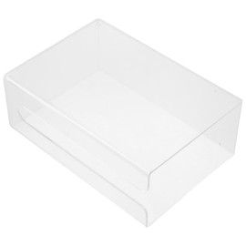 SHUATI Hand Tissue Napkins Box Wall Mount Universal Transparent Folded Paper Towel Holder Touchless Clear Paper Towel Dispenser Commercial