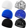 Haysandy 6 Pcs Cooling Skull Cap Motorcycle Helmet Liner Men