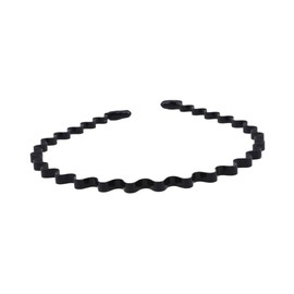 Vaguelly 2pcs Wave Shape Hairband for Unisex Small Wave Lightweight Headbands for Easy Hair Styling Comfortable Portable Hair Accessories for Men and Women