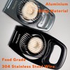 Egg Slicer for Boiled Eggs, Heavy Duty Aluminium Boiled Egg