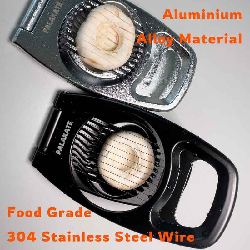 Egg Slicer for Boiled Eggs, Heavy Duty Aluminium Boiled Egg