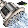 Filtered Shower Head with Upgraded Activated Carbon Filter - High
