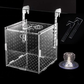 FujiFrugal Fish Breeding Isolation Box, Spawning Case, Isolating Case, Assembly Type, Breeding Box, Transparent Acrylic, Shrimp Hatching Spawning Box, Multifunctional, Fry Isolation, Breeding