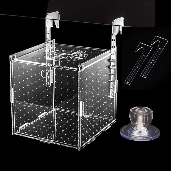 FujiFrugal Fish Breeding Isolation Box, Spawning Case, Isolating Case, Assembly