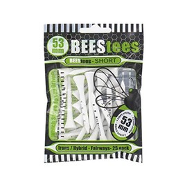 The Bees Tees Unisex's Golf Tees, White, 53mm