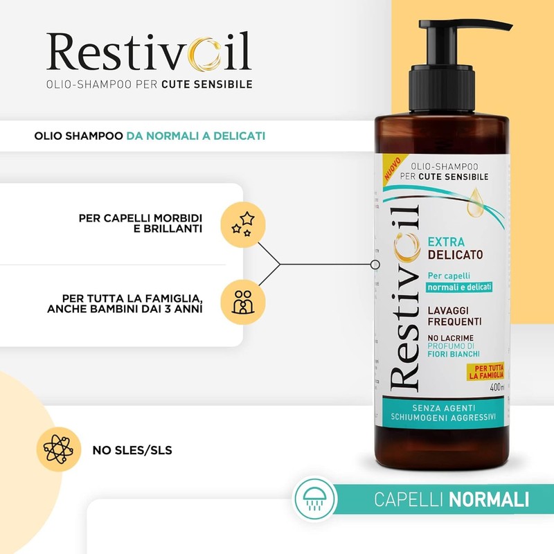 RestivOil Extra Gentle Moisturising Oil for Normal to Gentle Hair