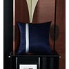 Guest Ruyunlai Bed Runner King Size,Dark blue Bed Runner For