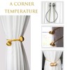 4 Pack Magnetic Curtain Tiebacks, Decorative Curtain Holdbacks for Window