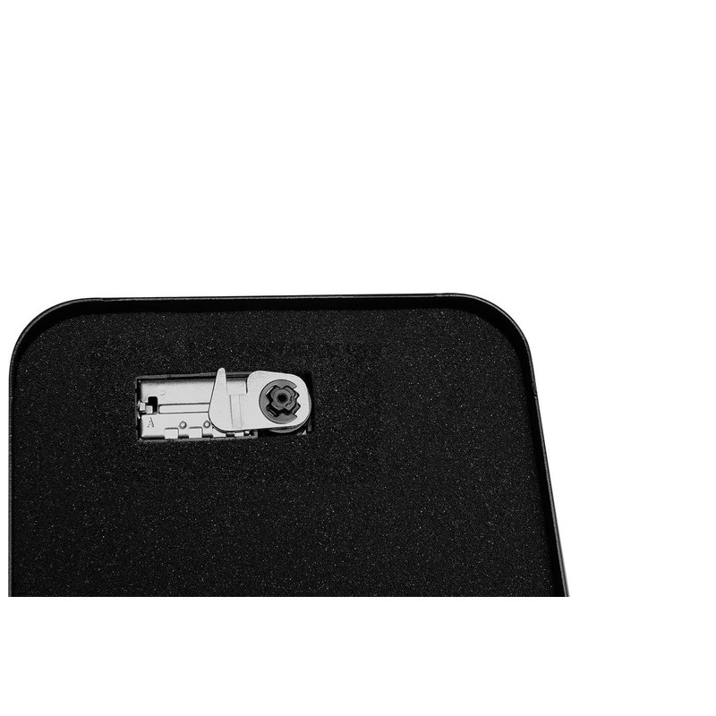 Fortress Portable Safe with Key Lock, Black (11K10)