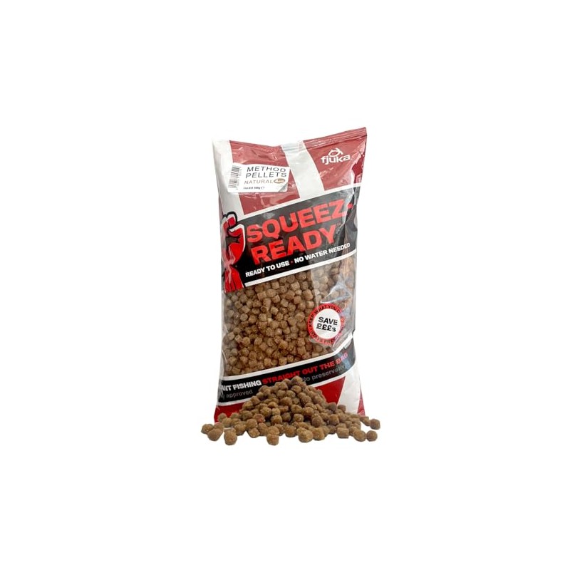 Fjuka Squeez-Ready Method Pellet 4mm | Straight from the bag