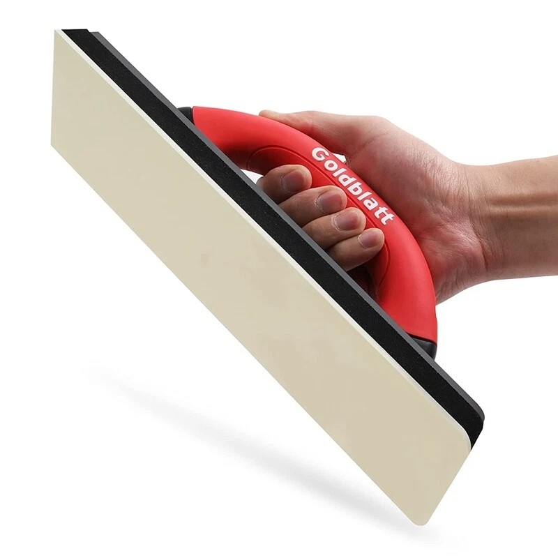 Goldblatt 4"x12" Grout Float Molded Rubber Grout Float, Floor &