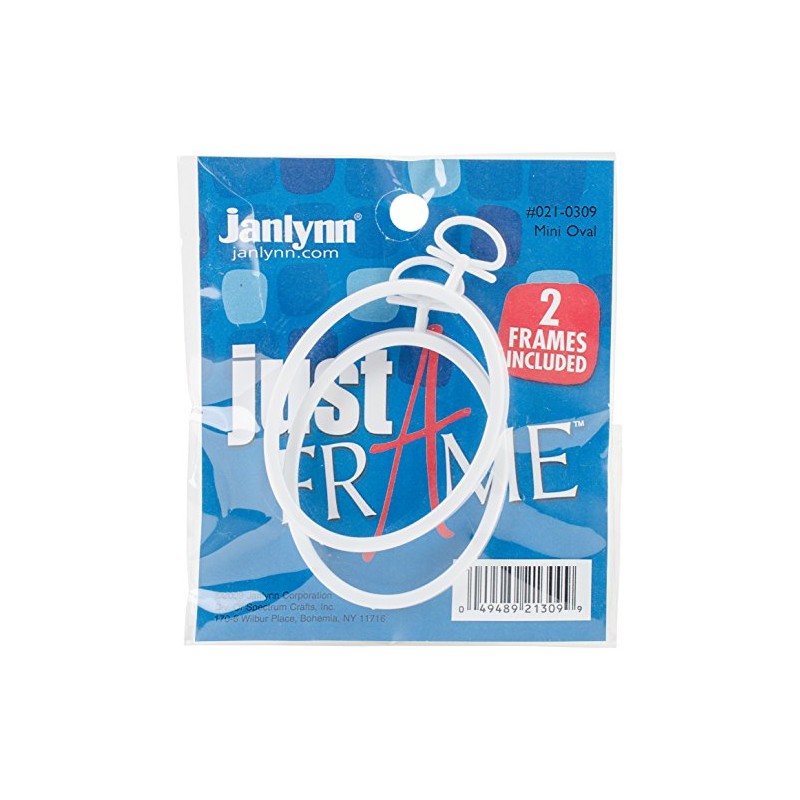 Just A Frame - Oval White Frames (Set of 2)