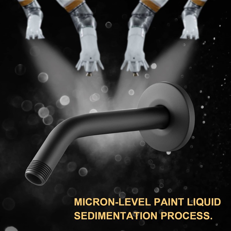 OFFO Shower Arm with Flange, 10 in Wall Mount Replacement