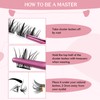 Cluster Eyelashes, Pack of 72 Individual Eyelashes, Eyelash Clusters, DIY