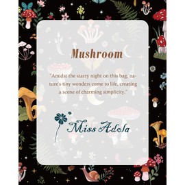 Miss Adola Large Canvas Tote Bag for Women - with Zipper and Inner Pocket Aesthetic Cute Shoulder Bag Reusable Grocery Shopping Bags Cotton Tote Bag for Gym Daily Travel, Watercolor Bird